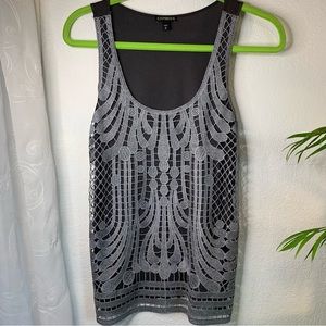 🪴Express Metallic Tank Top